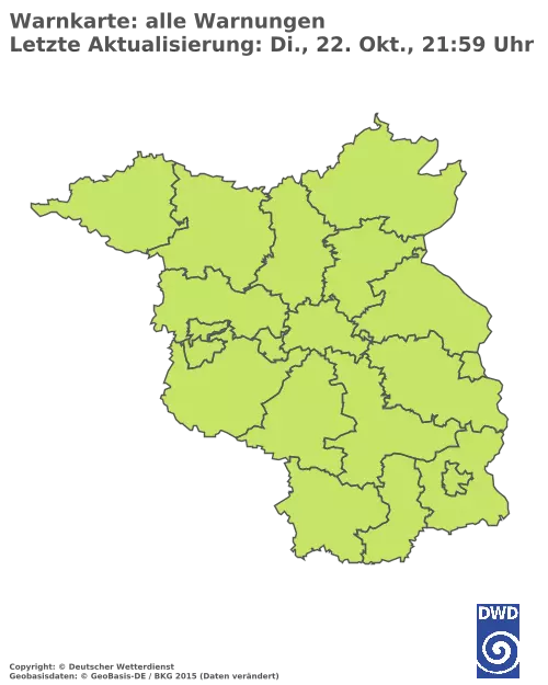 Aktuelle Wetterwarnungen für  Brandenburg