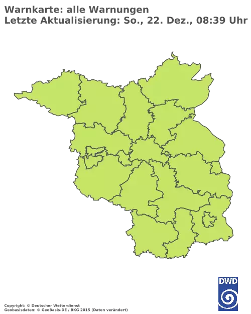 Aktuelle Wetterwarnungen für  Brandenburg